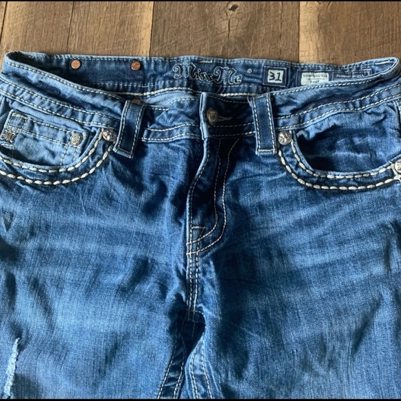 Mid Rise Boot Cut Miss Me Jeans - Picture 3 of 13